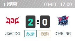 JDG vs LNG