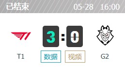 T1 vs G2