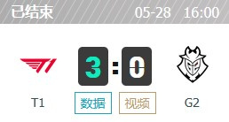 T1 vs G2