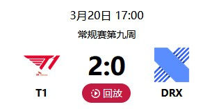 T1 vs DRX