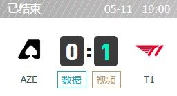AZE vs T1