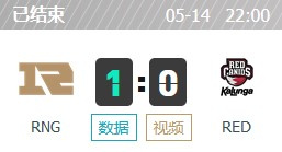 RNG vs RED重赛