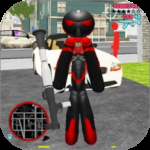 绳索英雄蜘蛛火柴人