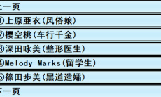 亚洲之子按摩院全人物说明2