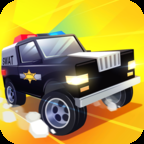 警车追逐漂移赛车