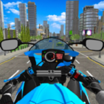 痴迷摩托车比赛