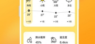 桌面天气预报APP