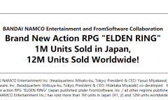 《艾尔登法环》全球销量破1200万份