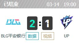 BLG vs UP
