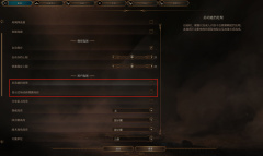 博德之门3遮挡处理开启与关闭说明