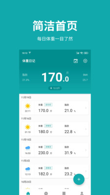 记录体重的APP