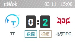 TT vs JDG