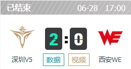 V5 vs WE