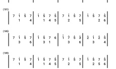 光遇《星河不可及》琴谱介绍2