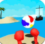 火柴人沙滩球
