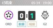 ORD vs G2