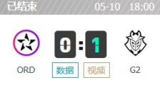ORD vs G2