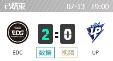 EDG vs UP
