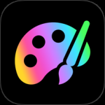 小画家涂鸦画画