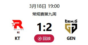 KT vs GEN