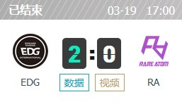 EDG vs RA