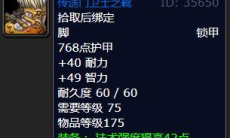 《魔兽怀旧服》塞安妮苟萨装备掉落1