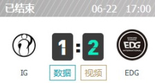 IG vs EDG