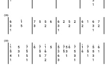 光遇琴谱《打上花火》0